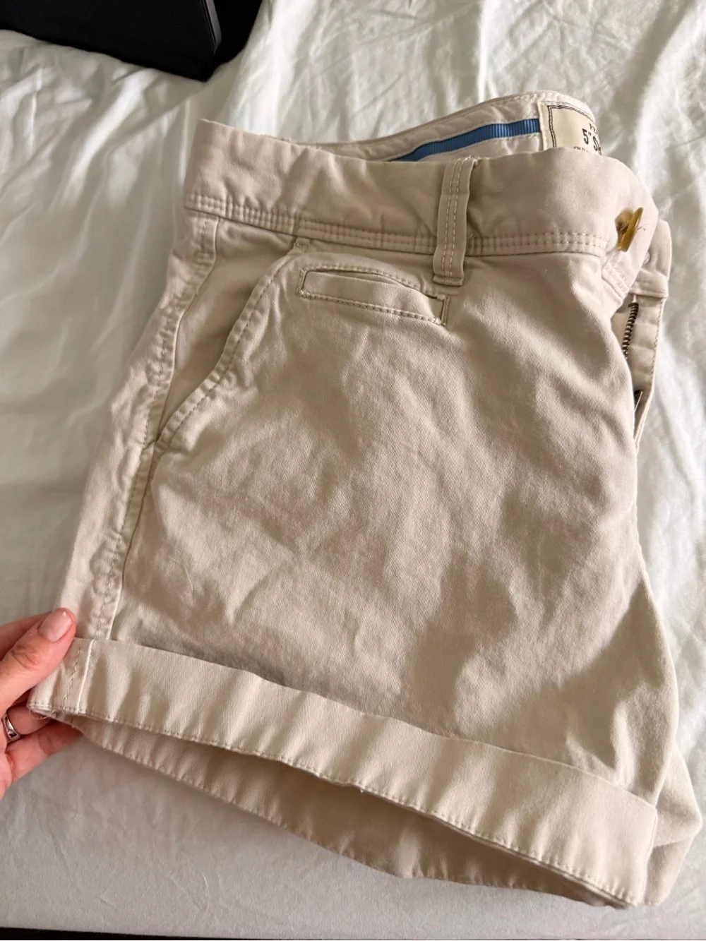 Women’s Classic Khaki Shorts - Light Beige Old Navy